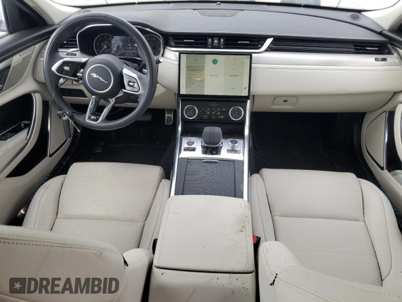 2022 Jaguar XF R-Dynamic SE with VIN SAJBL4GX5NCY91887, listed as a Copart auction lot 68180464 with 6,496 mi miles and Clean Title. Bid and sale history available at carsss.com. Image 8.