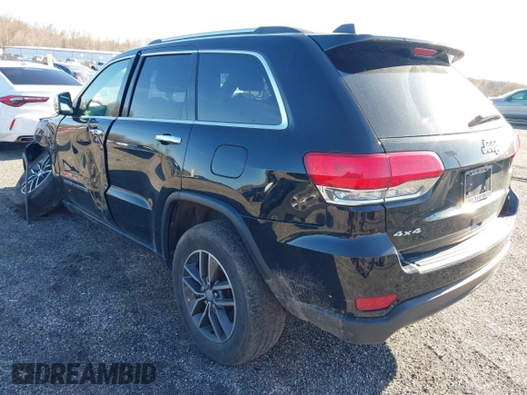 2018 Jeep Grand Cherokee Limited with VIN 1C4RJFBG2JC298164, listed as a IAAI auction lot 41843502 with 67,482 mi miles and . Bid and sale history available at DreamBid. Image 3.