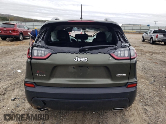 2021 Jeep Cherokee Latitude Lux with VIN 1C4PJMMX8MD110383, listed as a Copart auction lot 50702295 with 67,941 mi miles and Salvage Title. Bid and sale history available at DreamBid. Image 6.