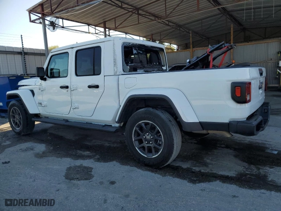 2023 Jeep Gladiator Overland with VIN 1C6HJTFG9PL535396, listed as a Copart auction lot 47459685 with 45,596 mi miles and Non Repairable. Bid and sale history available at carsss.com. Image 2.