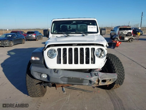 2020 Jeep Gladiator Sport S with VIN 1C6HJTAG6LL109425, listed as a IAAI auction lot 41168729 with NaN miles. Bid and sale history available at carsss.com. Image 12.