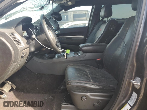 2015 Dodge Durango R/T with VIN 1C4SDHCT2FC194183, listed as a Copart auction lot 54378565 with 116,276 mi miles and Salvage title. Bid and sale history available at DreamBid. Image 7.