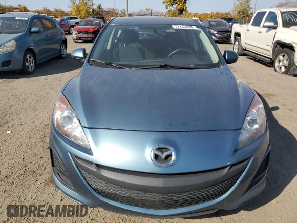 2011 Mazda 3 GX with VIN JM1BL1KF1B1466881, listed as a Copart auction lot 77143494 with 110,394 mi miles and Salvage Title. Bid and sale history available at carsss.com. Image 5.