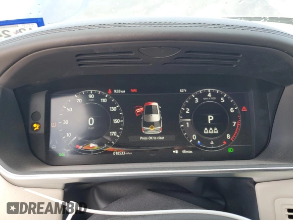 2020 Land Rover Range Rover Autobiography with VIN SALGV5SE1LA593476, listed as a Copart auction lot 70404914 with 18,533 mi miles and Salvage title. Bid and sale history available at DreamBid. Image 9.