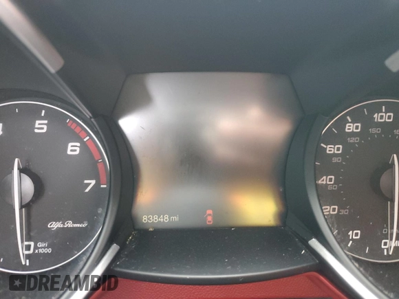 2020 Alfa Romeo Stelvio Ti z VIN ZASPAKBN4L7C91444, wystawiony jako Copart lot #43635865 z przebiegiem 83 848 mil mil oraz Szkoda całkowita • Salvage title. Historia ofert i sprzedaży dostępna na DreamBid. Obrazek 9.