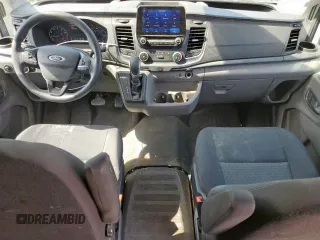 2021 Ford Transit Cargo with VIN 1FTBR1C8XMKA19347, listed as a Copart auction lot 54431575 with 161,668 mi miles and Salvage title. Bid and sale history available at DreamBid. Image 8.