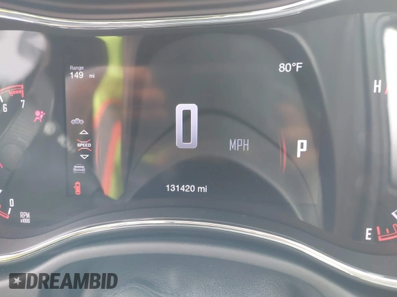2016 Dodge Durango Citadel with VIN 1C4RDJEGXGC331569, listed as a IAAI auction lot 41933753 with 131,420 mi miles and . Bid and sale history available at DreamBid. Image 7.