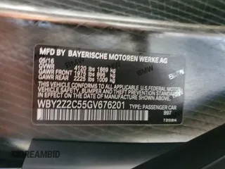 2016 BMW i8 z VIN WBY2Z2C55GV676201, wystawiony jako Copart lot #67888374 z przebiegiem 59 010 mil mil oraz Szkoda całkowita • Salvage title. Historia ofert i sprzedaży dostępna na DreamBid. Obrazek 12.