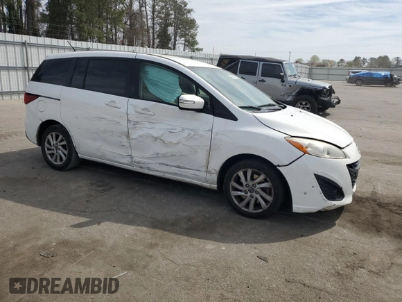 2015 Mazda 5 Sport z VIN JM1CW2BL1F0178961, wystawiony jako Copart lot #49853755 z przebiegiem 154 980 mil mil oraz Szkoda całkowita • Salvage title. Historia ofert i sprzedaży dostępna na DreamBid. Obrazek 4.
