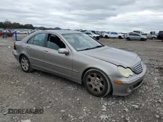2006 Mercedes-Benz C 280 Luxury with VIN WDBRF54H06F741868, listed as a Copart auction lot 80679604 with 248,120 mi miles and Salvage Title. Bid and sale history available at DreamBid. Image 4.