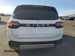 2023 Honda Pilot Elite with VIN 5FNYG1H80PB043716, listed as a Copart auction lot 86842774 with 16,823 mi miles and Salvage Title. Bid and sale history available at carsss.com. Image 6.