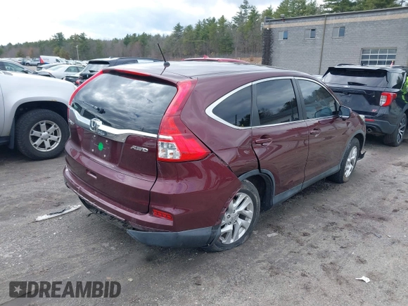 2015 Honda CR-V EX with VIN 2HKRM4H50FH649604, listed as a IAAI auction lot 41877999 with 76,196 mi miles and . Bid and sale history available at DreamBid. Image 4.