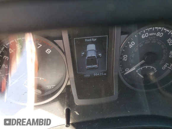 2017 Toyota Tacoma SR5 with VIN 3TMAZ5CNXHM031828, listed as a Copart auction lot 49230375 with 99,435 mi miles and Salvage Title. Bid and sale history available at DreamBid. Image 9.