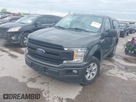 2018 Ford F-150 XL with VIN 1FTMF1C53JKE85608, listed as a IAAI auction lot 41823771 with 142,151 mi miles. Bid and sale history available at carsss.com. Image 17.