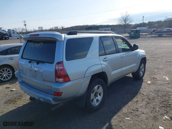 2005 Toyota 4Runner SR5 with VIN JTEBU14R650067166, listed as a IAAI auction lot 41760084 with 195,973 mi miles. Bid and sale history available at carsss.com. Image 4.
