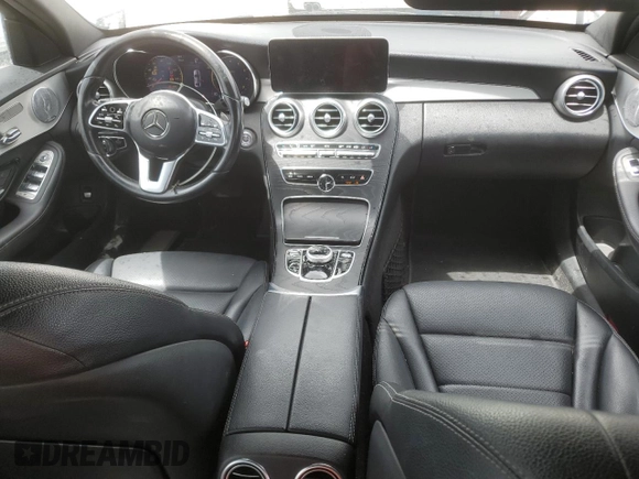 2021 Mercedes-Benz C 300 with VIN W1KWF8DB3MR651133, listed as a Copart auction lot 55439485 with 89,802 mi miles and Clean title. Bid and sale history available at DreamBid. Image 8.