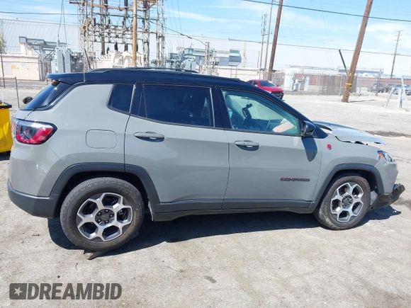 2022 Jeep Compass Trailhawk с VIN 3C4NJDDB2NT224046, выставлен на аукционе IAAI как лот 42086536 с пробегом 40 230 миль миль и . История ставок и продаж доступна на DreamBid. Изображение 13.