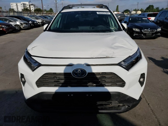 2023 Toyota RAV4 Hybrid XLE with VIN 2T3UWRFV2PW175962, listed as a Copart auction lot 66229195 with 9,944 mi miles and Salvage title. Bid and sale history available at DreamBid. Image 5.