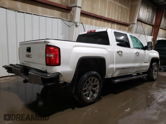 2015 GMC Sierra 1500 SLT with VIN 3GTU2VEC2FG151454, listed as a Copart auction lot 50685105 with 136,283 mi miles and Salvage Title. Bid and sale history available at DreamBid. Image 3.