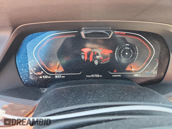 2019 BMW X5 xDrive40i with VIN 5UXCR6C56KLL08142, listed as a Copart auction lot 61987405 with 41,733 mi miles and Salvage title. Bid and sale history available at DreamBid. Image 9.