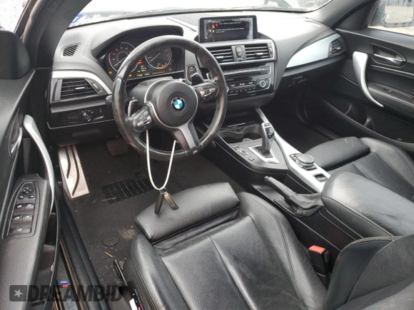 2016 BMW 2 Series M235i with VIN WBA1M1C50GV393966, listed as a Copart auction lot 83044244 with 115,686 mi miles and Salvage Title. Bid and sale history available at carsss.com. Image 8.