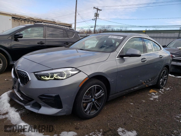 2022 BMW 2 Series 228i xDrive with VIN WBA73AK06N7K88319, listed as a Copart auction lot 82377364 with 17,354 mi miles and Salvage Title. Bid and sale history available at carsss.com. Image 1.