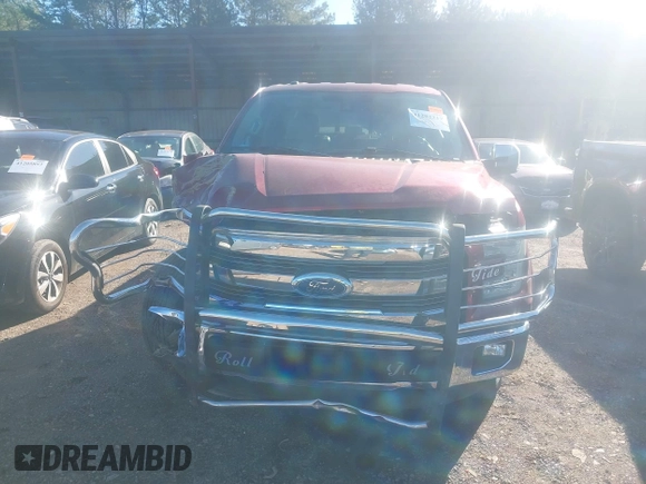 2015 Ford F-150 XL with VIN 1FTEW1CG9FKF11626, listed as a IAAI auction lot 41202217 with 125,677 mi miles. Bid and sale history available at carsss.com. Image 6.