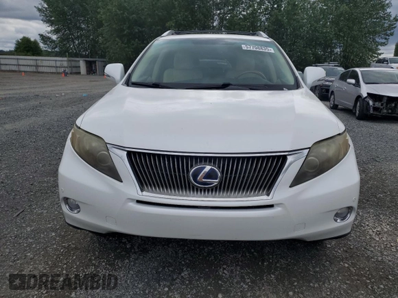 2011 Lexus RX 450h with VIN JTJBC1BA3B2033994, listed as a Copart auction lot 57708835 with 161,022 mi miles and Clean title. Bid and sale history available at DreamBid. Image 5.