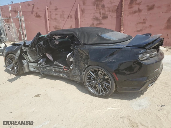 2020 Chevrolet Camaro ZL1 with VIN 1G1FJ3D62L0105059, listed as a Copart auction lot 69862534 with 0 mi miles and Salvage Title. Bid and sale history available at carsss.com. Image 2.