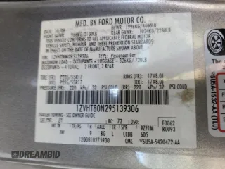 2009 Ford Mustang with VIN 1ZVHT80N295139306, listed as a Copart auction lot 47504065 with 184,947 mi miles and Clean Title. Bid and sale history available at carsss.com. Image 12.