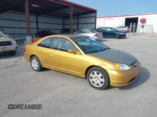2001 Honda Civic EX with VIN 1HGEM22921L035884, listed as a IAAI auction lot 42022884 with 211,795 mi miles. Bid and sale history available at carsss.com. Image 1.