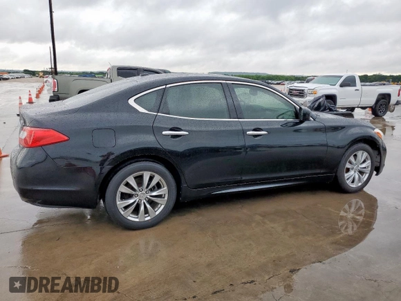 2013 Infiniti M37 with VIN JN1BY1AR8DM604403, listed as a Copart auction lot 55757025 with 122,523 mi miles and Clean Title. Bid and sale history available at carsss.com. Image 3.