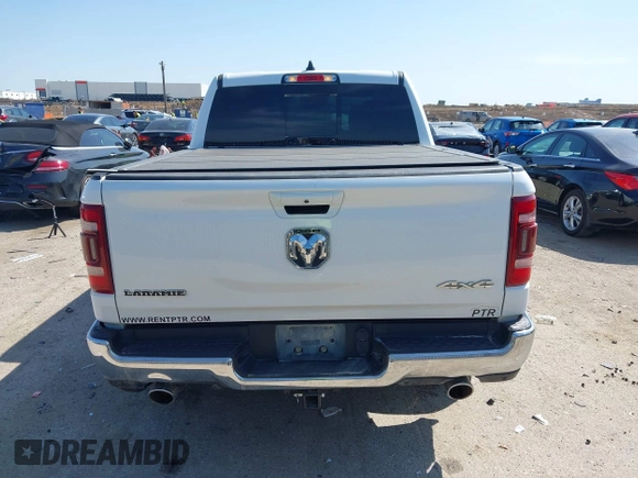 2023 Ram 1500 Laramie with VIN 1C6SRFJT0PN508550, listed as a IAAI auction lot 41913849 with 57,765 mi miles and . Bid and sale history available at DreamBid. Image 16.