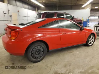 2000 Toyota Celica GTS with VIN JTDDY32T0Y0034485, listed as a Copart auction lot 43575605 with 185,521 mi miles and Salvage Title. Bid and sale history available at carsss.com. Image 3.
