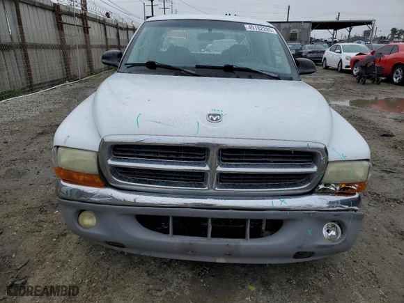 2002 Dodge Dakota SLT with VIN 1B7HL48NX2S638927, listed as a Copart auction lot 49182285 with 376,546 mi miles and Salvage Title. Bid and sale history available at carsss.com. Image 5.