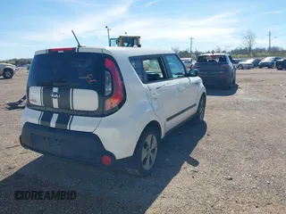 2016 Kia Soul with VIN KNDJN2A27G7395720, listed as a IAAI auction lot 41776445 with 168,975 mi miles and . Bid and sale history available at DreamBid. Image 4.