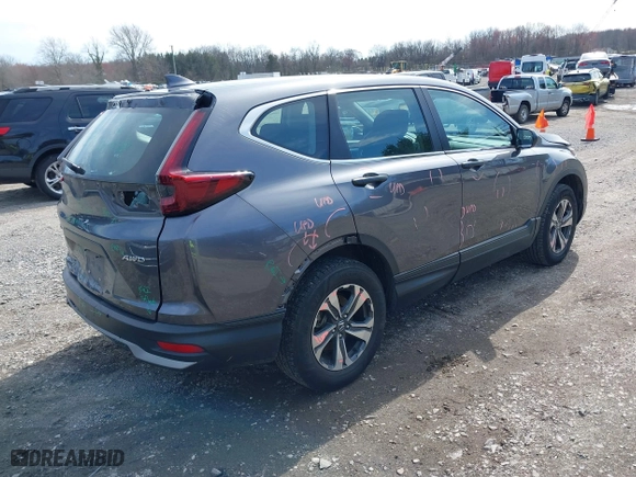 2021 Honda CR-V LX with VIN 2HKRW2H29MH632687, listed as a IAAI auction lot 41876112 with 105,301 mi miles. Bid and sale history available at carsss.com. Image 4.
