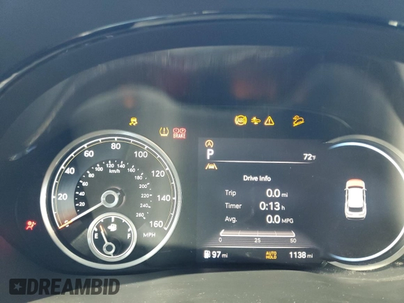 2025 Genesis GV70 2.5T with VIN 5NMMADTB9SH028742, listed as a Copart auction lot 87944095 with 1,138 mi miles and Salvage title. Bid and sale history available at DreamBid. Image 9.