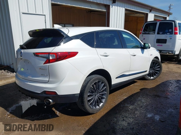 2022 Acura RDX PMC Edition with VIN 5J8TC2H88NL001219, listed as a IAAI auction lot 41749248 with 47,484 mi miles. Bid and sale history available at carsss.com. Image 4.