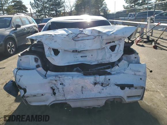 2020 BMW M4 with VIN WBS4Z9C04L5N26347, listed as a Copart auction lot 85129104 with 50,056 mi miles and Salvage Title. Bid and sale history available at carsss.com. Image 6.
