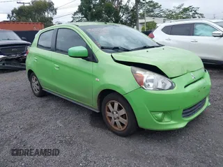 2014 Mitsubishi Mirage DE with VIN ML32A3HJ6EH002948, listed as a IAAI auction lot 42339644 with 57,522 mi miles and . Bid and sale history available at DreamBid. Image 1.