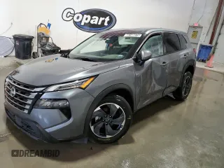 2024 Nissan Rogue SV z VIN 5N1BT3BA6RC730638, wystawiony jako Copart lot #60108875 z przebiegiem 28 368 mil mil oraz Szkoda całkowita • Salvage title. Historia ofert i sprzedaży dostępna na DreamBid. Obrazek 1.