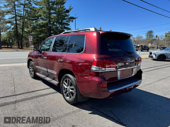 2013 Lexus LX 570 with VIN JTJHY7AX0D4091184, listed as a Copart auction lot 52757735 with 187,817 mi miles and Clean title. Bid and sale history available at DreamBid. Image 4.