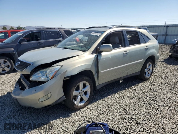 2005 Lexus RX 330 z VIN 2T2HA31U75C087004, wystawiony jako Copart lot #63406595 z przebiegiem Nie podano mil oraz Szkoda całkowita • Salvage title. Historia ofert i sprzedaży dostępna na DreamBid. Obrazek 1.