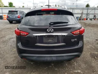 2017 Infiniti QX70 z VIN JN8CS1MW5HM410765, wystawiony jako Copart lot #55641545 z przebiegiem Nie podano mil oraz Szkody całkowita. Historia ofert i sprzedaży dostępna na DreamBid. Obrazek 6.