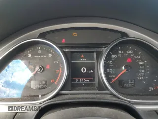2014 Audi Q7 3.0T S line Prestige with VIN WA1DGAFEXED003312, listed as a Copart auction lot 46977585 with 173,365 mi miles and Salvage Title. Bid and sale history available at carsss.com. Image 9.