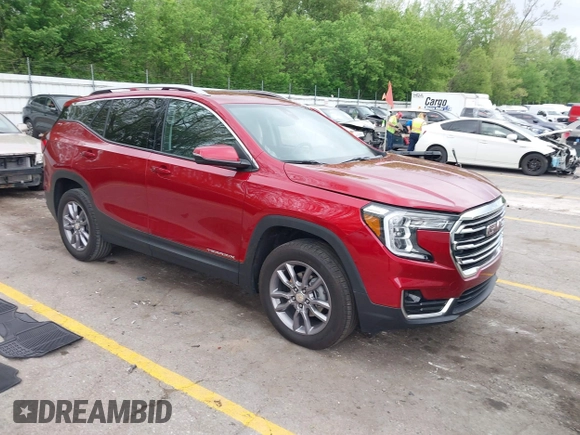 2024 GMC Terrain SLT with VIN 3GKALVEG9RL147422, listed as a IAAI auction lot 42263067 with 23,991 mi miles and . Bid and sale history available at DreamBid. Image 1.