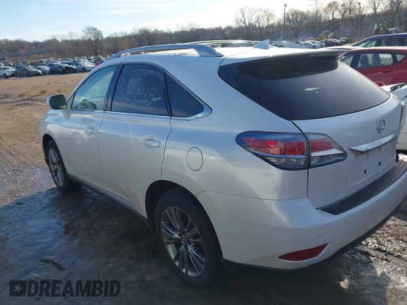 2014 Lexus RX 350 with VIN JTJBK1BA5E2036886, listed as a IAAI auction lot 41645848 with 36,558 mi miles and . Bid and sale history available at DreamBid. Image 3.