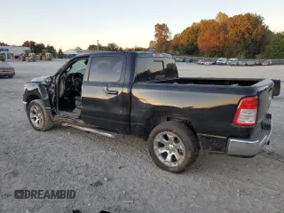 2021 Ram 1500 Big Horn z VIN 1C6RREFG2MN812561, wystawiony jako Copart lot #75305674 z przebiegiem Nie podano mil oraz Szkoda całkowita • Salvage title. Historia ofert i sprzedaży dostępna na DreamBid. Obrazek 2.