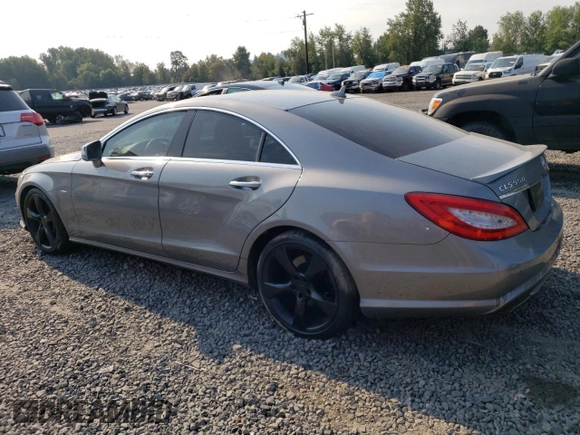 2012 Mercedes-Benz CLS-Class CLS 550 with VIN WDDLJ7DB8CA014201, listed as a Copart auction lot 66728764 with 92,854 mi miles and Salvage Title. Bid and sale history available at carsss.com. Image 2.